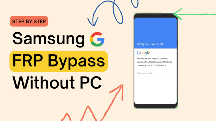 samsung frp bypass without pc
