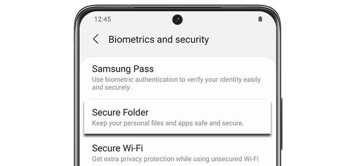 samsung secure folder