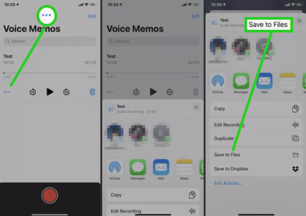 transfer voice memos on iPhone with iCloud drive