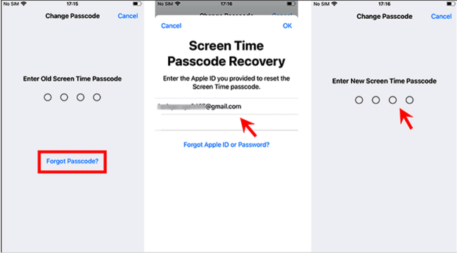 screen time passcode recovery