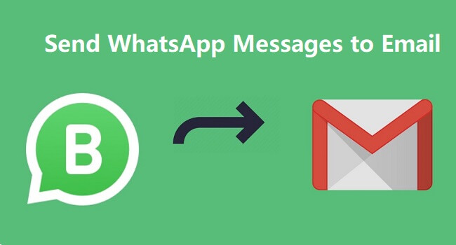 how to send whatsapp message to email