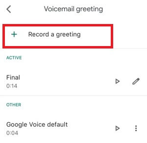 set up voicemail on android via google voice