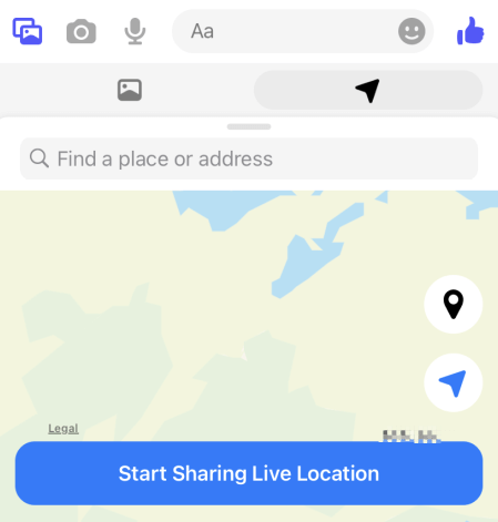 share live location messenger