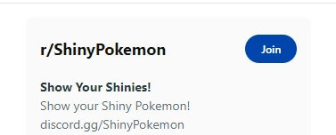 ShinyPokemon reddit