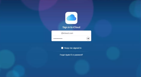 sign in to icloud 01