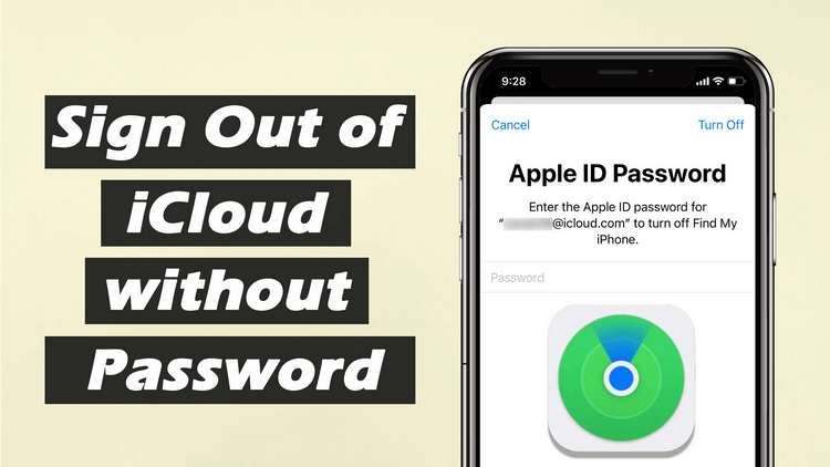 How to sign out of iCloud without password