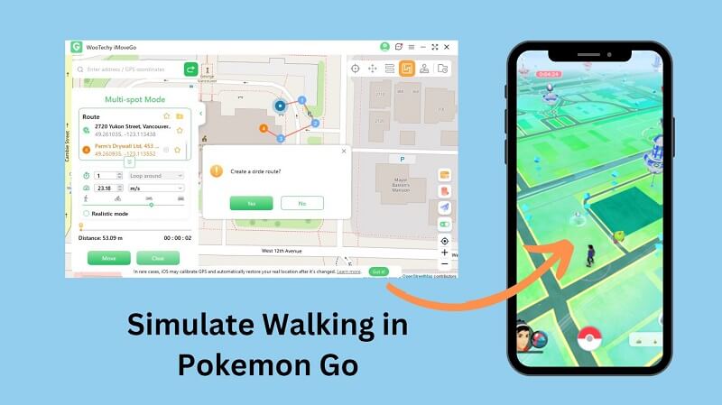 moving your GPS location in pokemon go