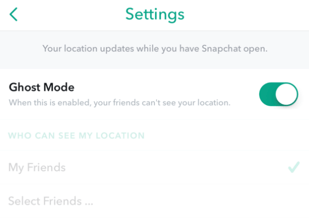 snapchat ghost mode