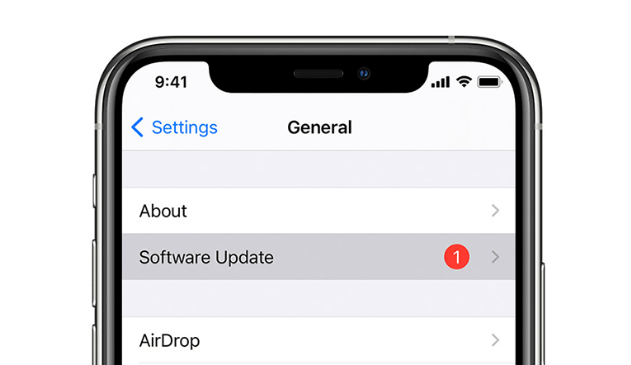 software update iphone