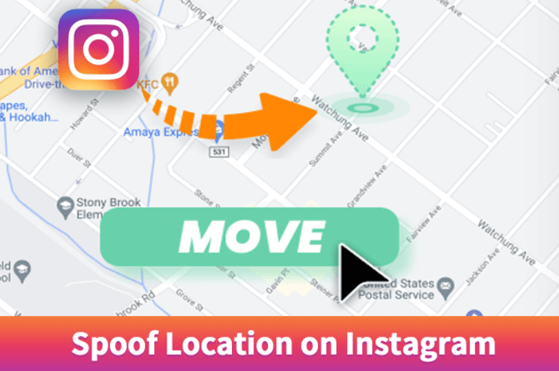 spoof location on instagram overseas