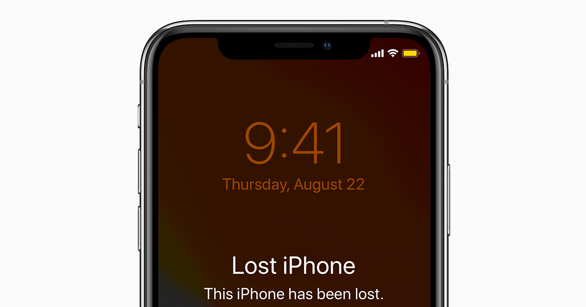 my iphone was stolen and turned off