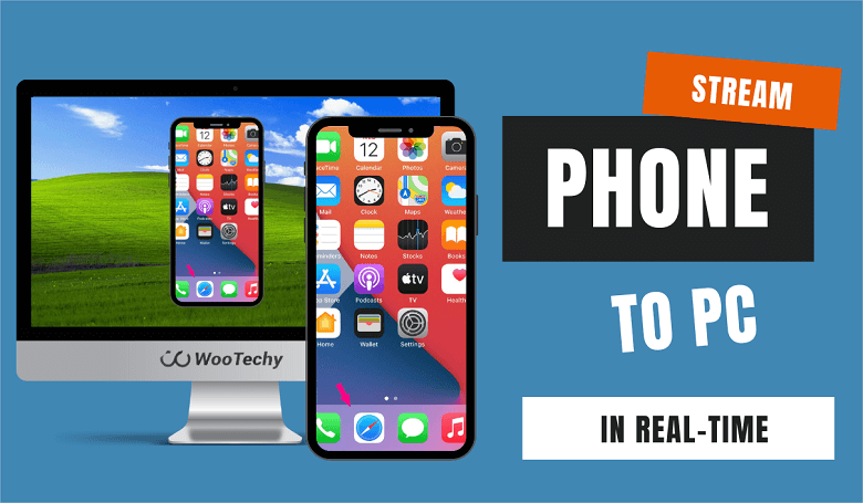 how to stream phone display to pc