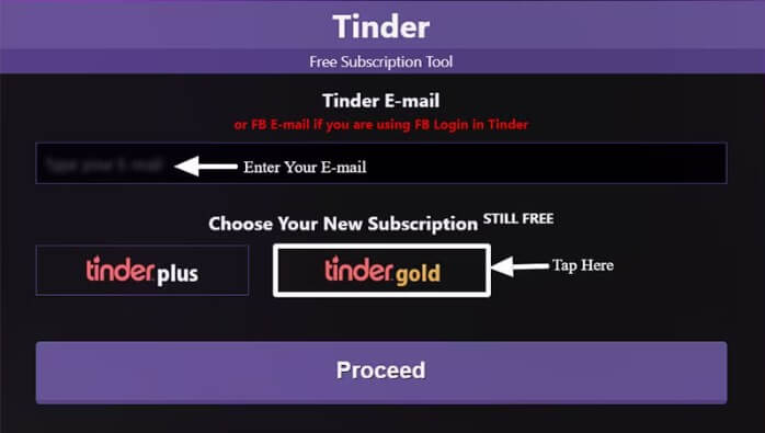 Tinder Subscription ID Generator