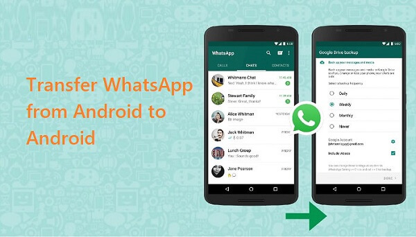 transfer WhatsApp from Android to Android