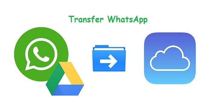 transfer WhatsApp backup from Google Drive to iCloud