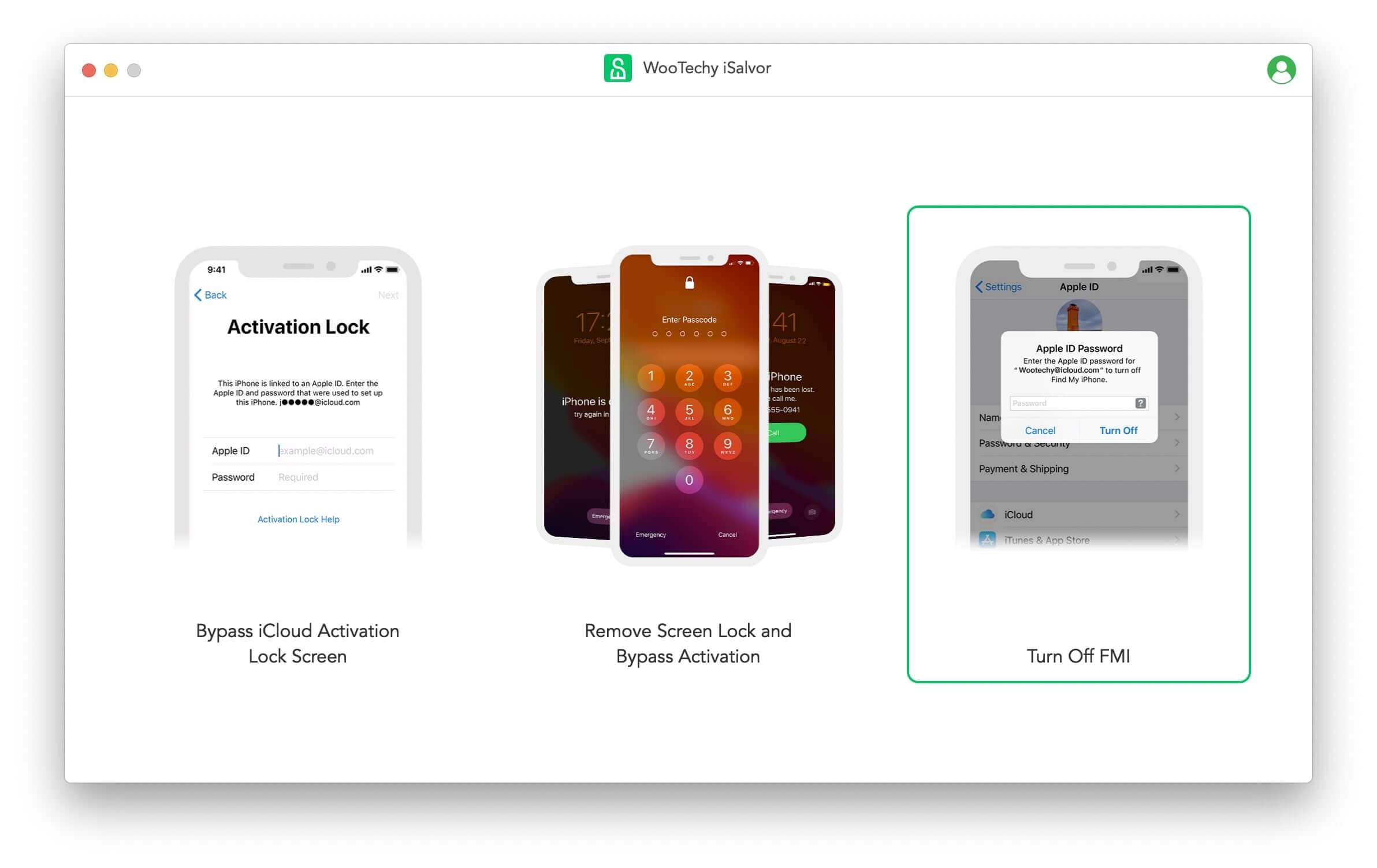 Bypass activation lock