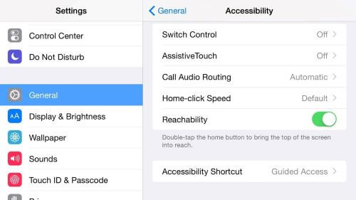 turn off reachability