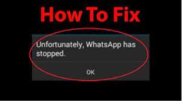 unfortunately whatsapp has stopped