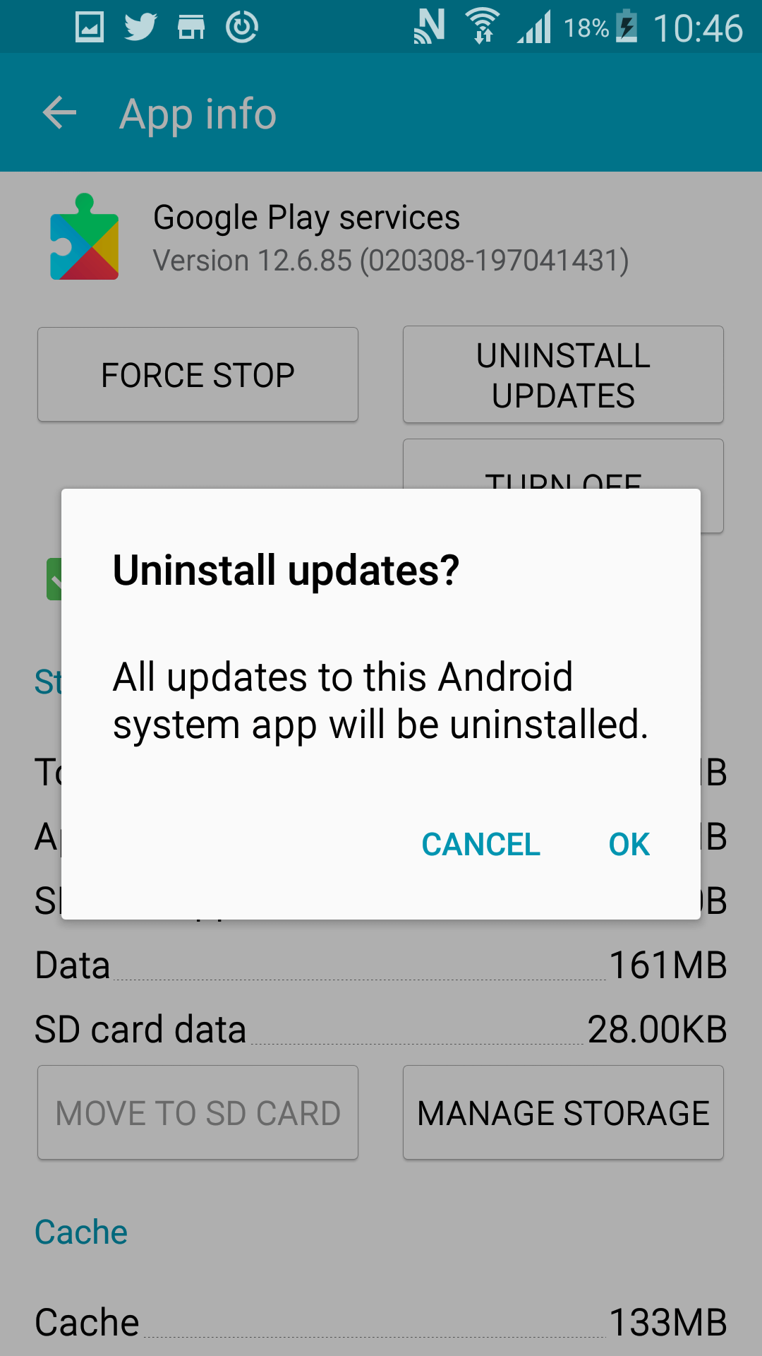 uninstall google updates