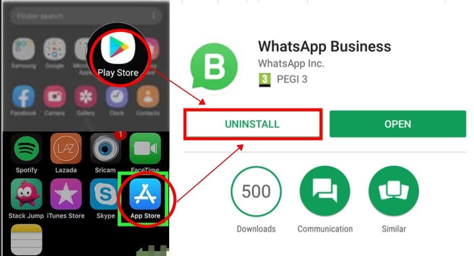 fast save app uninstall