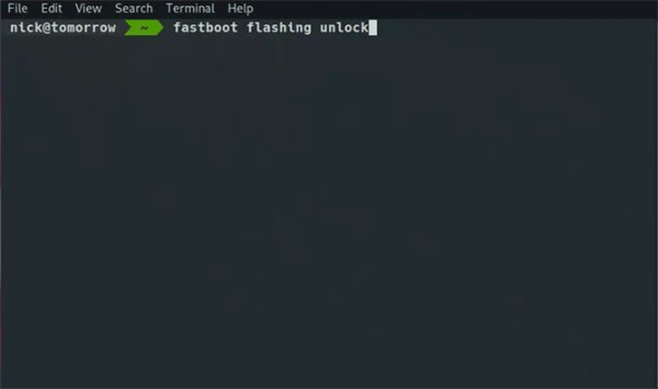 unlock bootloader via fastboot