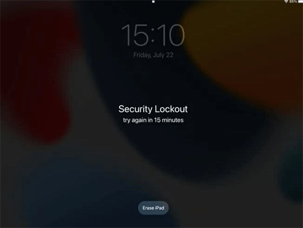 unlock disabled ipad via security lockout