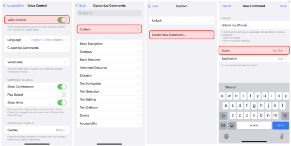 unlock iphone without passcode or face id using voice control 1