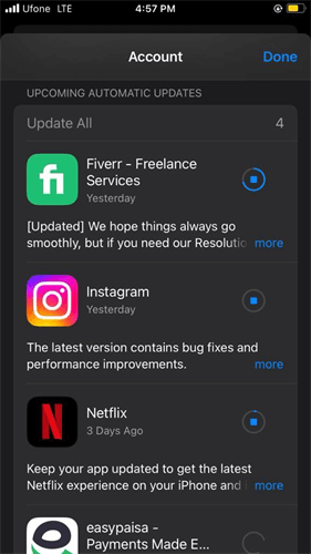 update all apps
