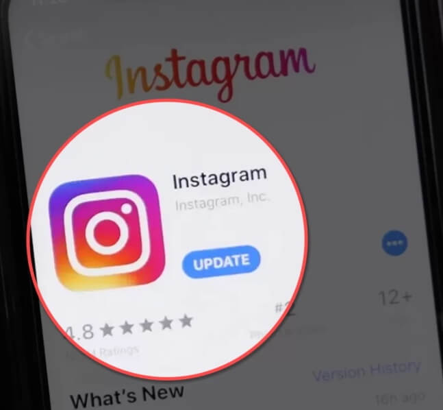 update instagram to fix iphone 15 overheating