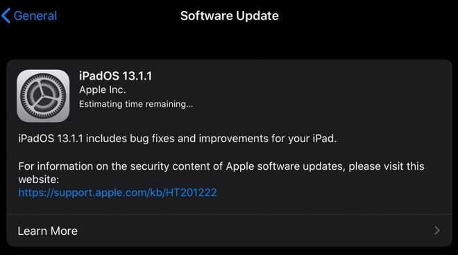 update ipados