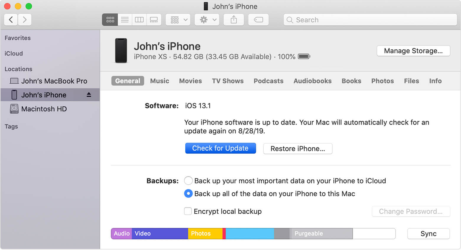 update iphone itunes