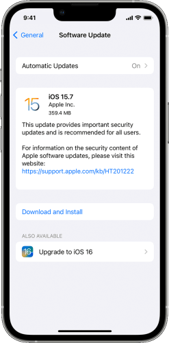 update iphone os system 2