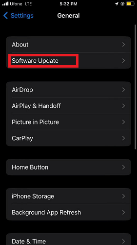update iphone os system 1