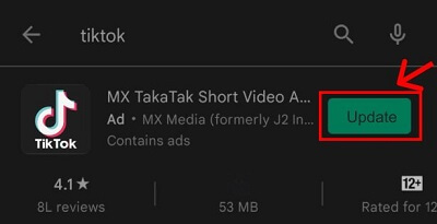 update tiktok app android