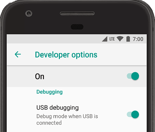 usb debugging mode