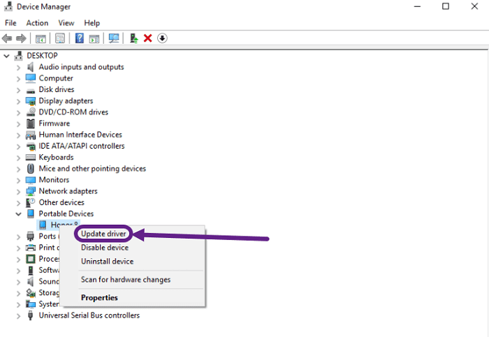 use mtp usb drivers