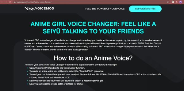 vicemod anime voice changer