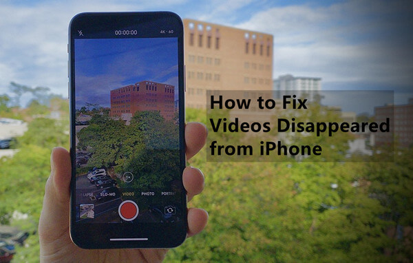 videos disappeared from iphone