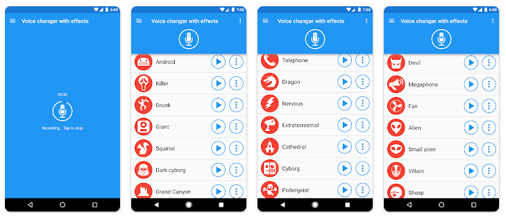 voice changer with effects