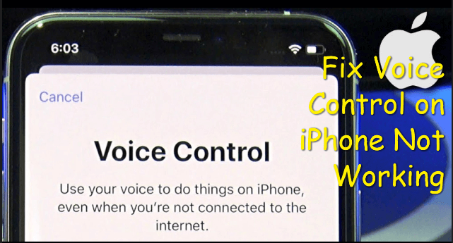 fix voice control on iPhone not working