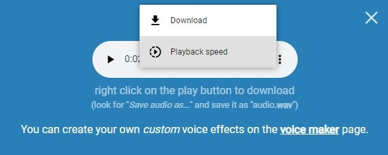 voicechanger io download button