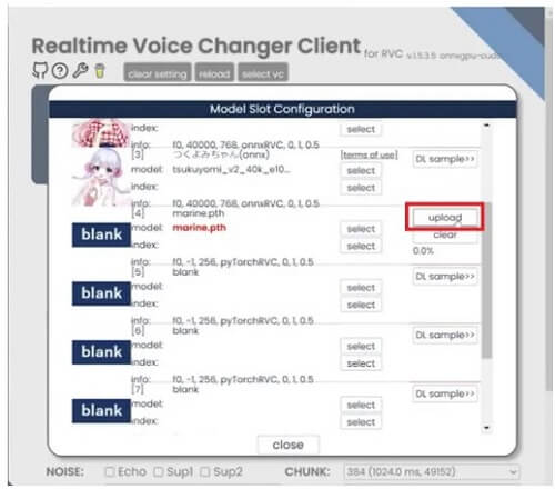 W-Okada voice changer models