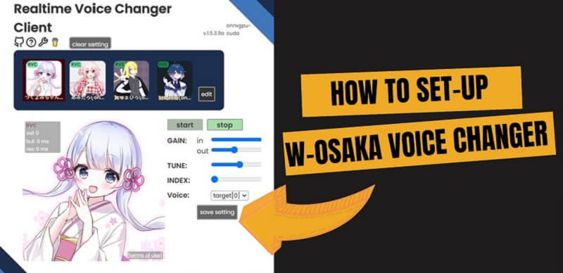 W-Okada Voice Changer