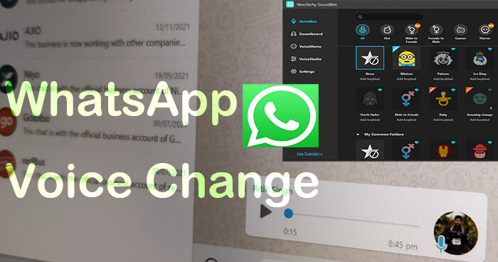 WhatsApp voice change