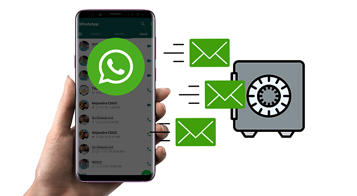 where are whatsapp messages stored