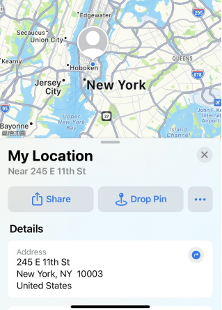 confirm the fake location