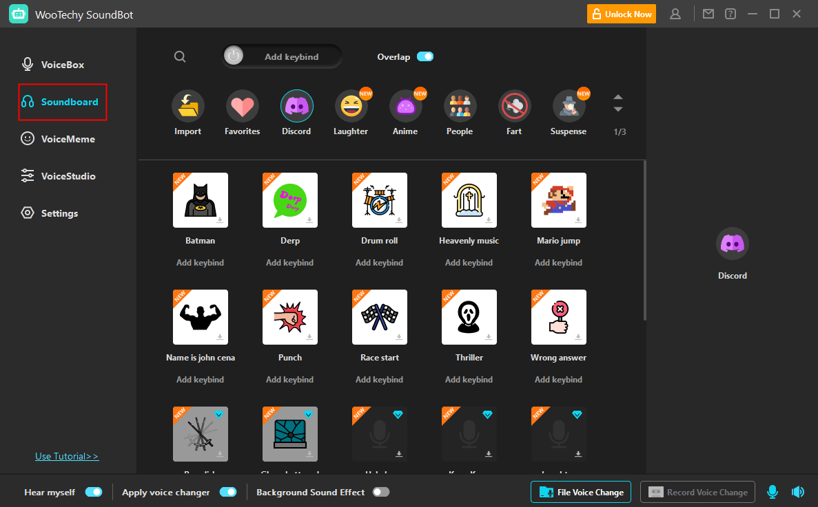 wootechy soundbot soundboard