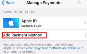 add new payment method