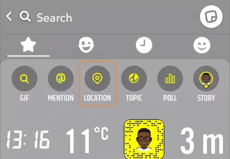 apply Snapchat Location Filter
