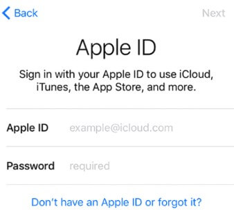 Sign In Apple ID